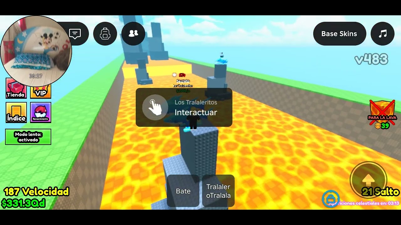 Sobrevive a la lava por brainrot  parte 3