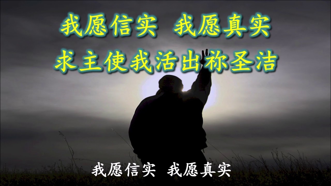 我愿信实 我愿真实