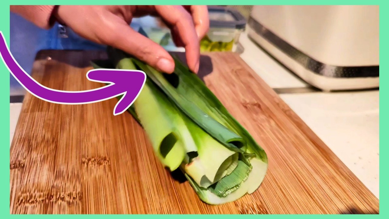 No tirarás más ninguna parte del puerro ¡Cero desperdicio! 🥬