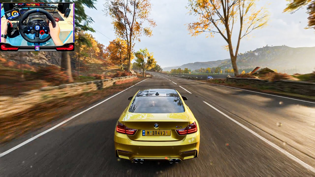 ⭐️ULTRAREALISTIC⭐️ Forza Horizon 4 BMW M4 Cruise with Logitech G29 Wheel
