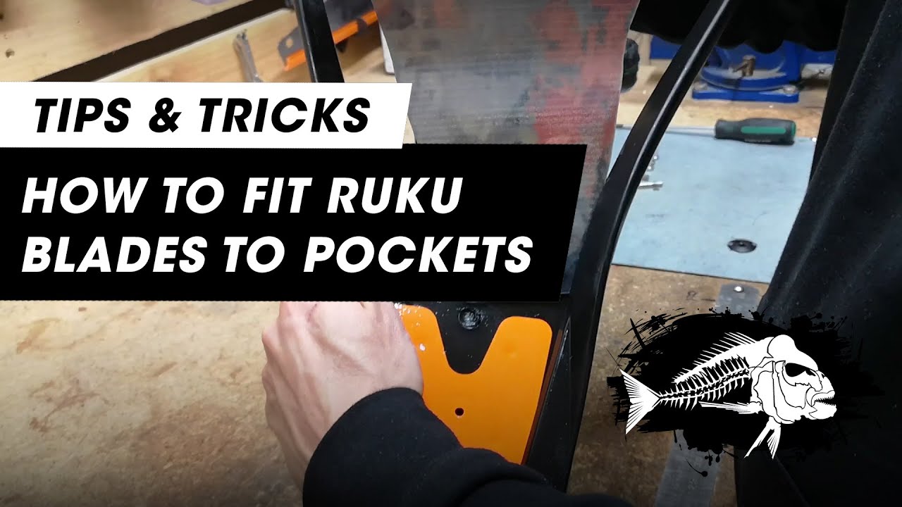How To Fit Ruku Blades To Pockets | OCEAN HUNTER