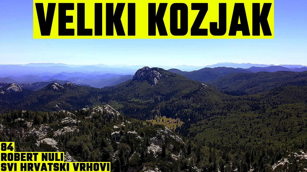 Veliki Kozjak, Velebit, 1629m - planinarenje [84. VRH iz serijala SVI HRVATSKI VRHOVI] 4K