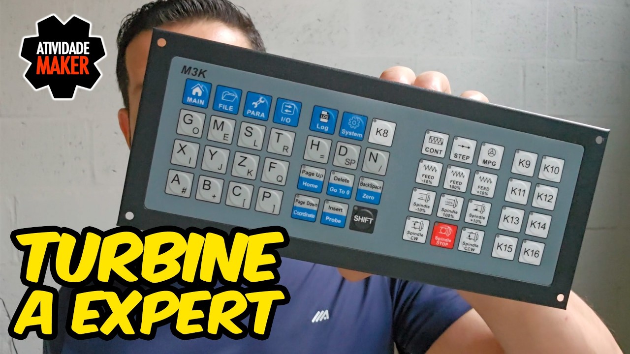 Esse Teclado Vai Mudar a Maneira Como Você Usa Sua CNC! | OBR