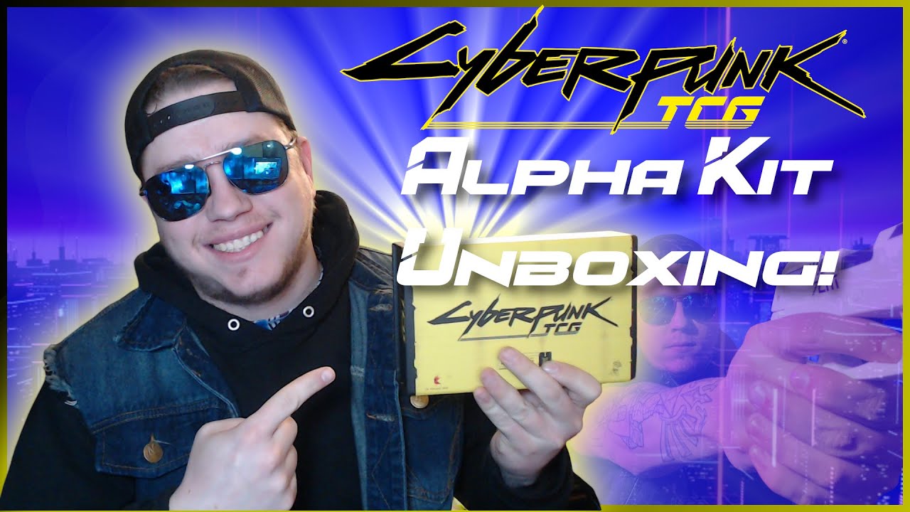 I STOLE AN ALPHA KIT FROM WEIRDCO! | Cyberpunk TCG Alpha Kit Unboxing