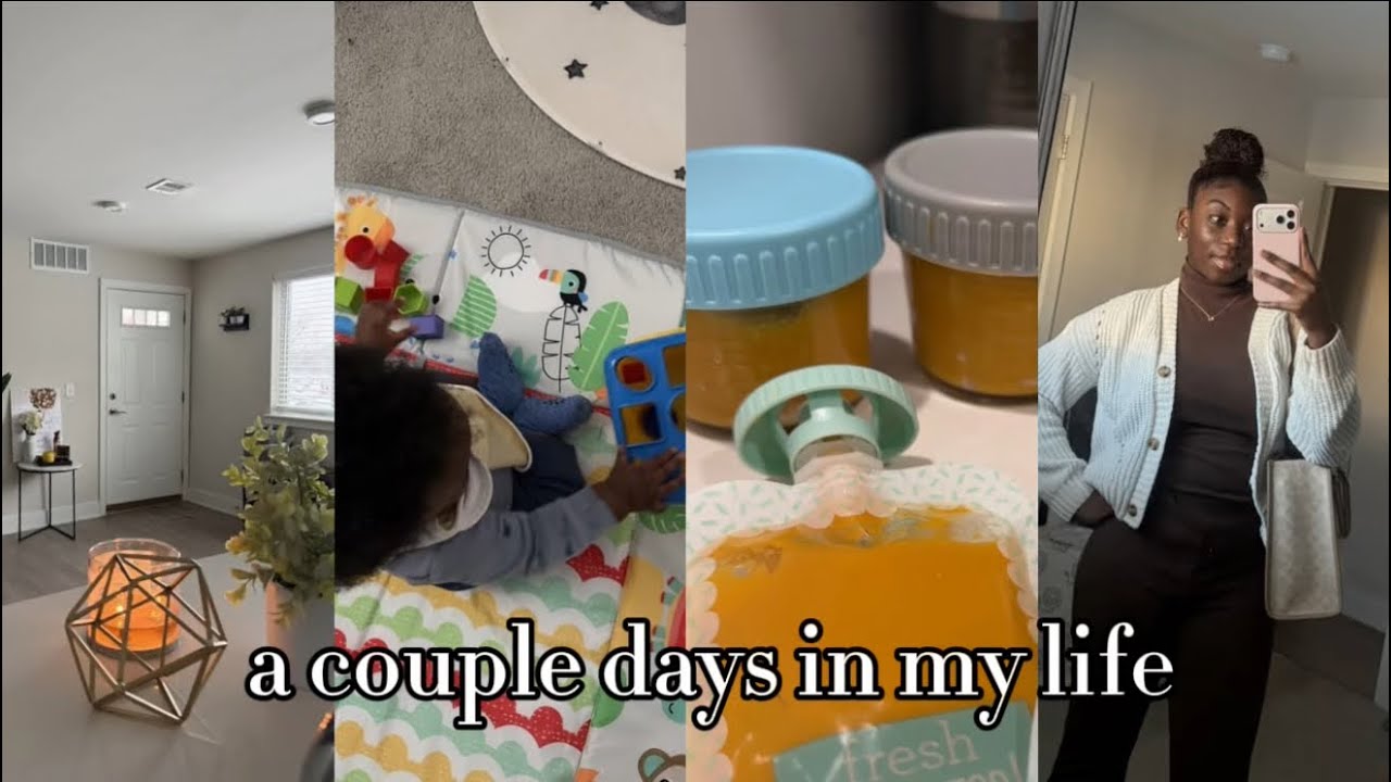 spend a couple days with me: cleaning + baby food prep 