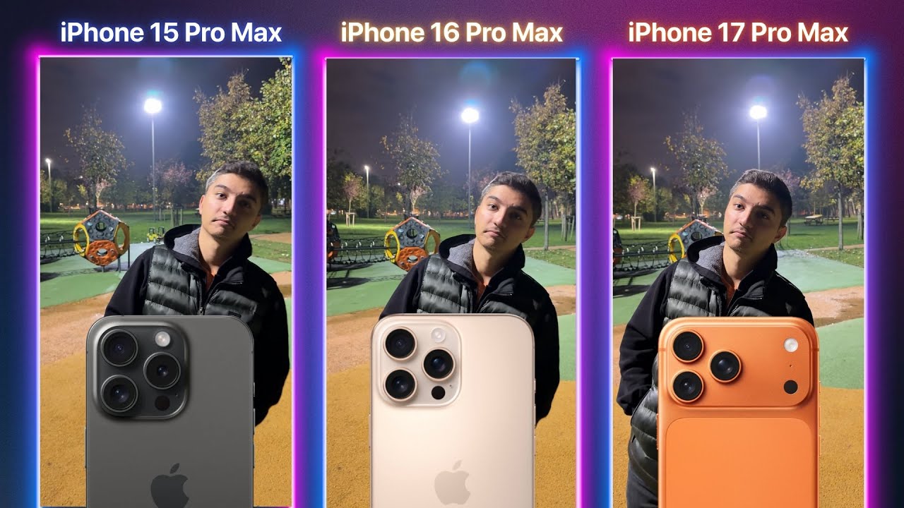 iPhone 17 Pro Max vs iPhone 16 Pro Max vs iPhone 15 Pro Max — Düşük Işık Video Karşılaştırması!