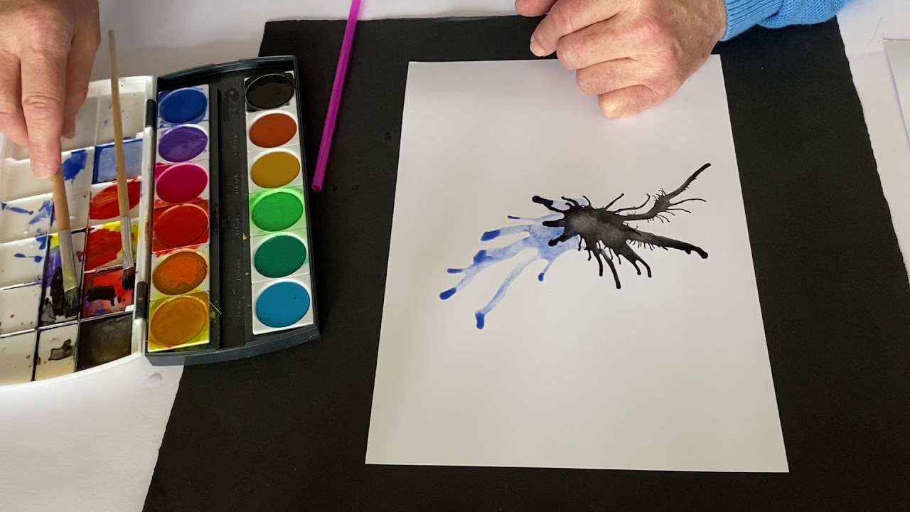 Folge 27 - Mit Farbe experimentieren 2:Farbe verblasen...