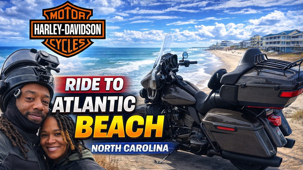 A Harley Davidson Ride That Slowed Everything Down | From Greenville, NC to Atlantic Beach, NC