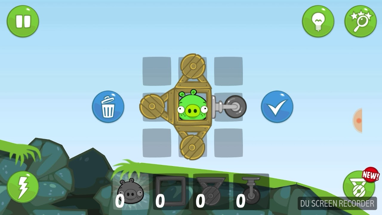 Bad Piggies Gameplay (Part 1: Freckle Pig's adventure)