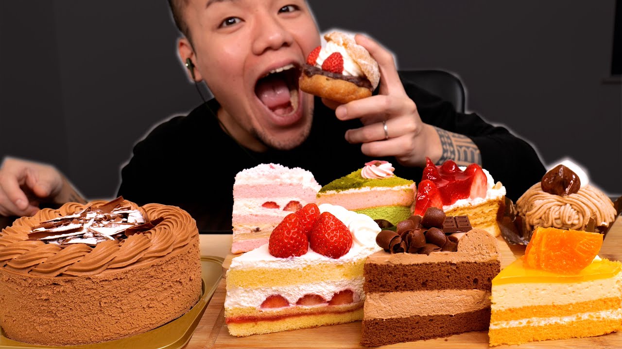 【ASMR】【咀嚼音】コージーコーナー大食いで幸せすぎ