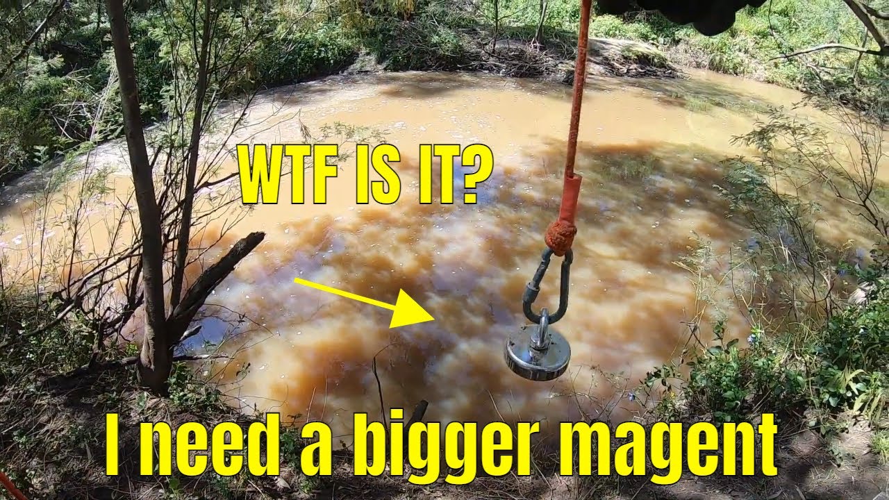 Found somthing MASSIVE while Magnet fishing - Plenty river-