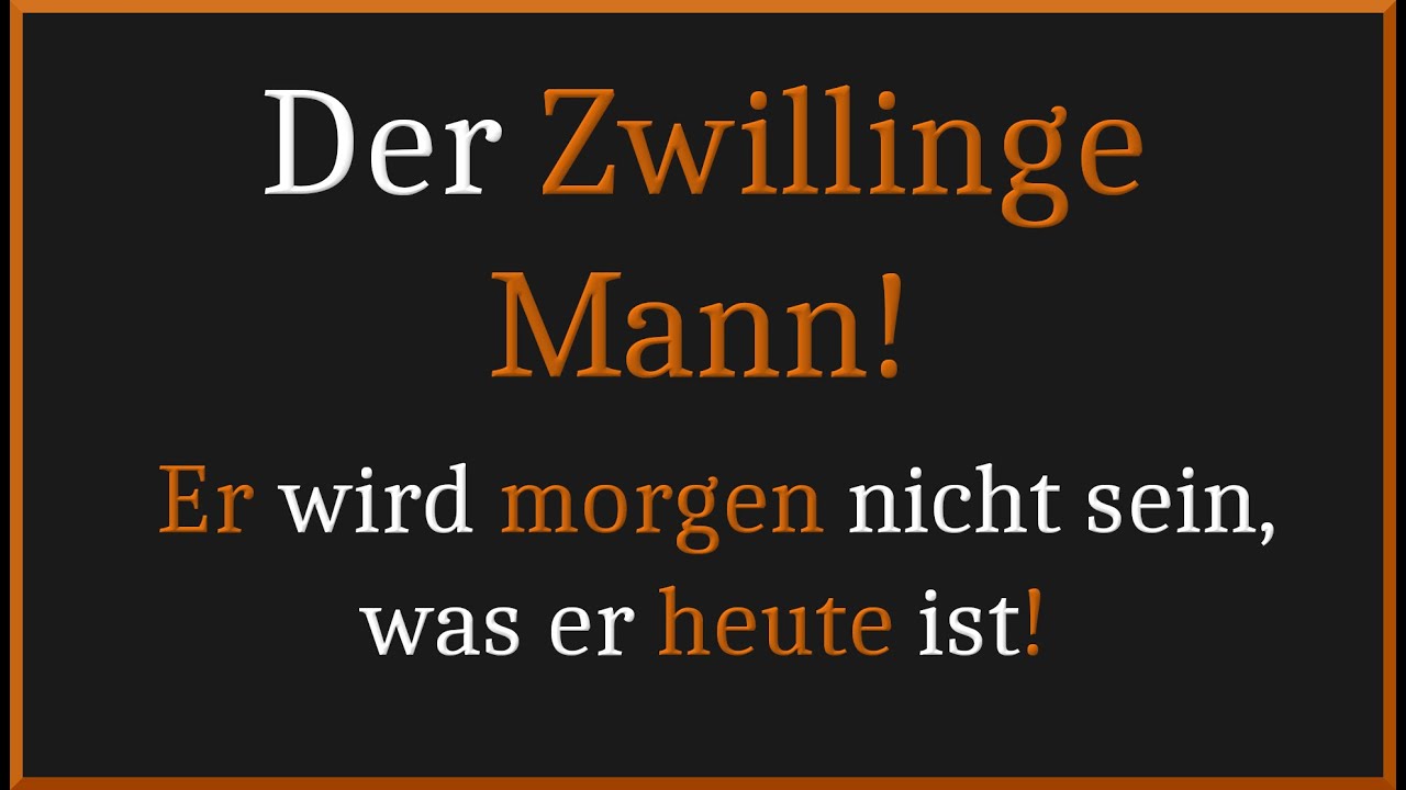 So tickt der Zwillinge-Mann 🤍 | Eigenschaften & Persönlichkeit