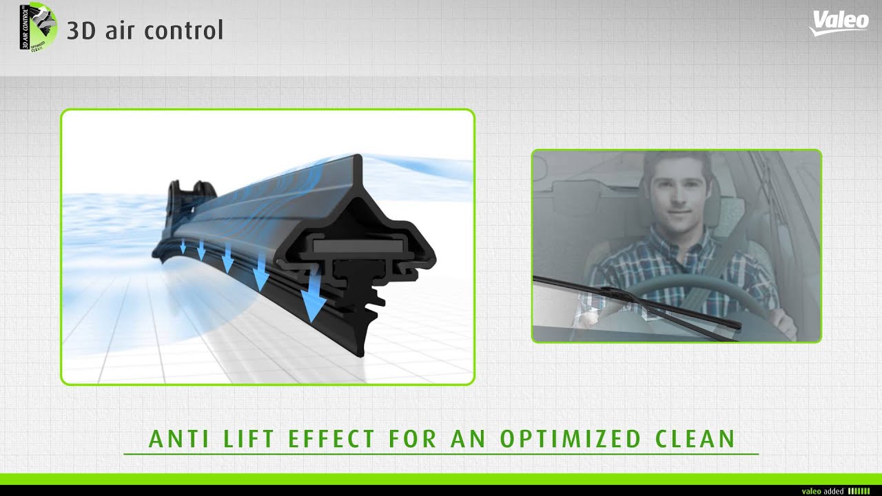 [Driving Assistance] Discover the new Valeo Pyramid&trade; flat wiper blade technology with hook connector