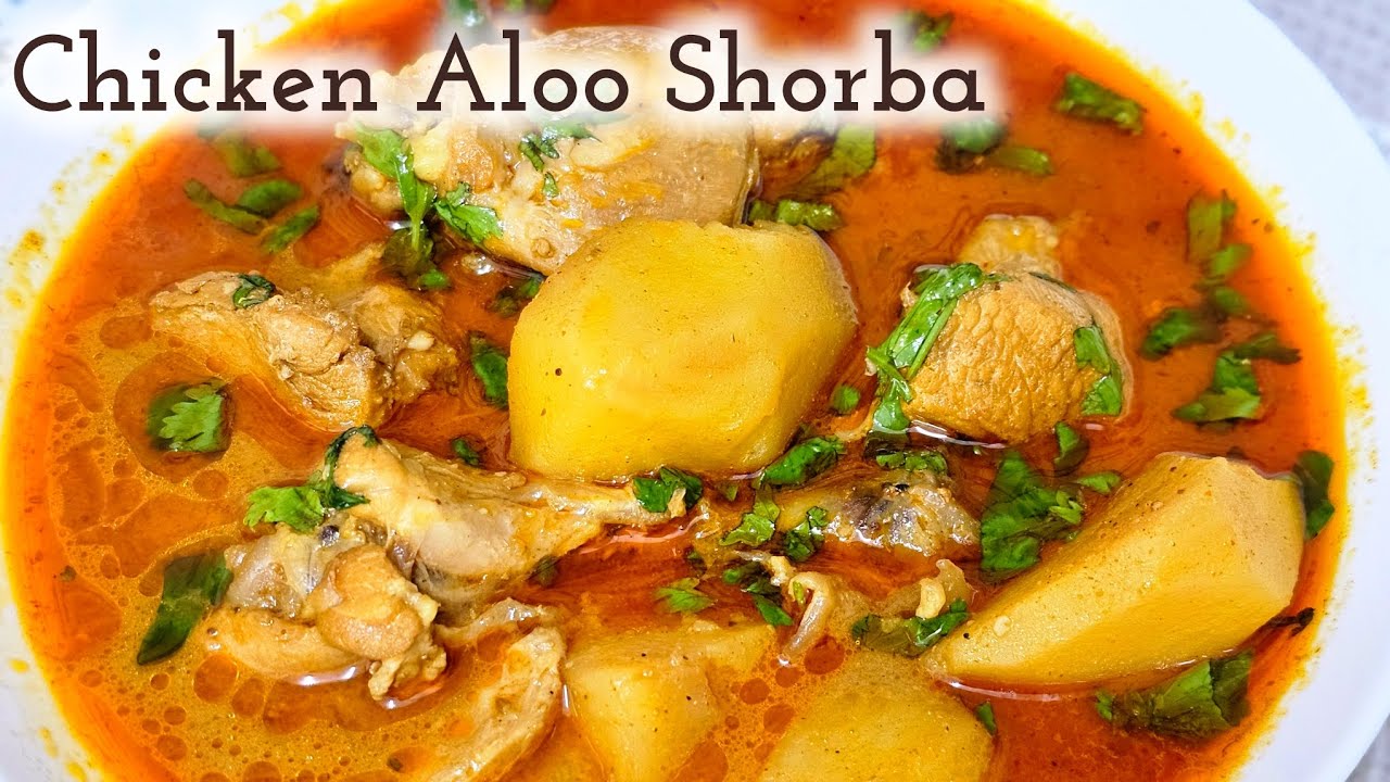 Chicken Aloo Ka Shorba Recipe | Easy Chicken Aloo Curry | Simple Chicken Curry 