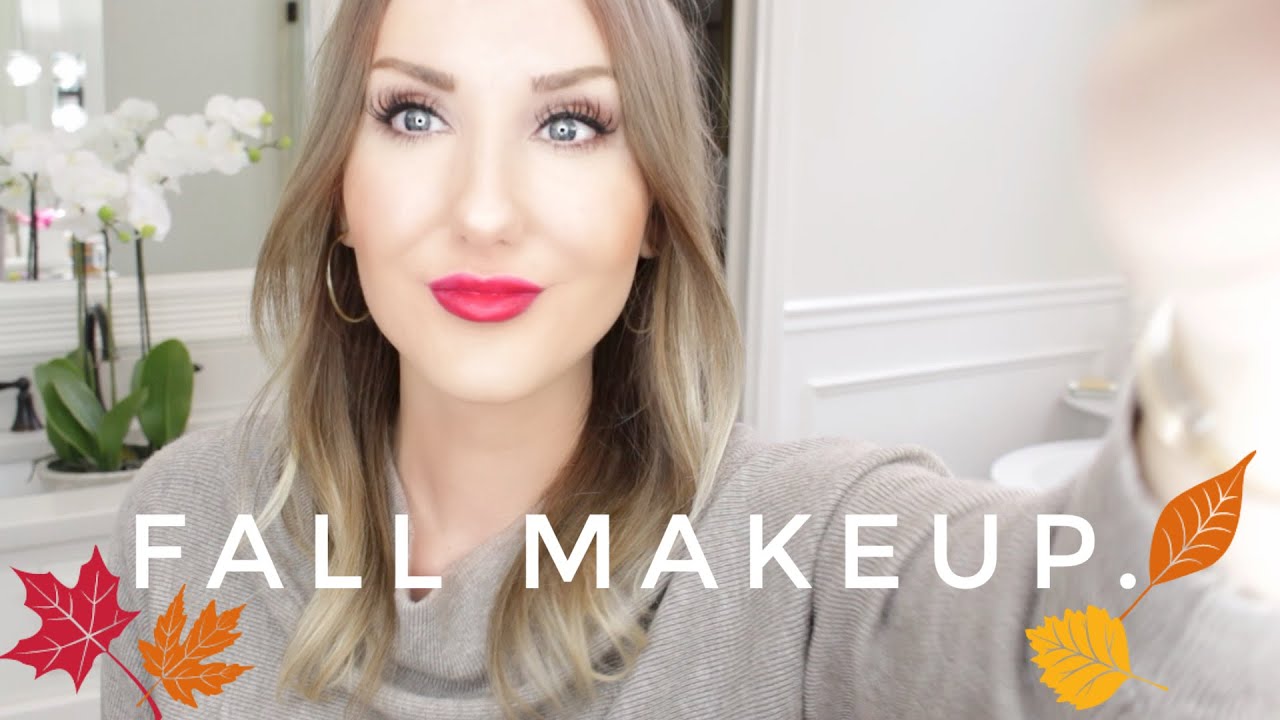 FALL MAKEUP TUTORIAL... EASY, GLAM & THE PERFECT RED LIP.