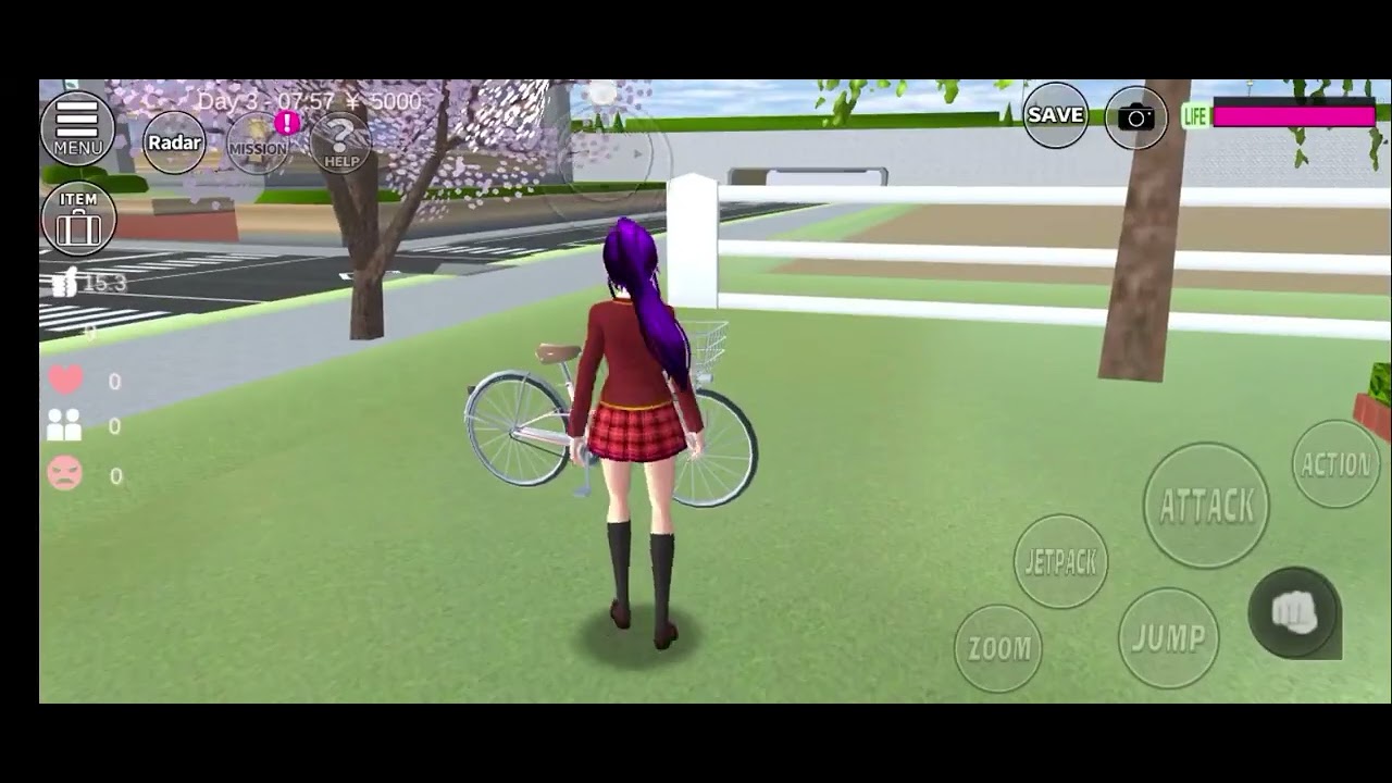 #My daily routine #Sakura simulator#