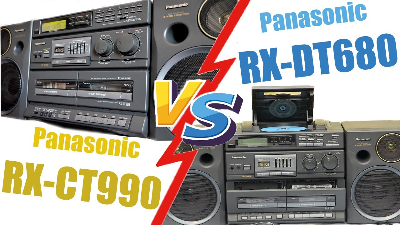 Panasonic RX-DT680 - VS - RX-CT990