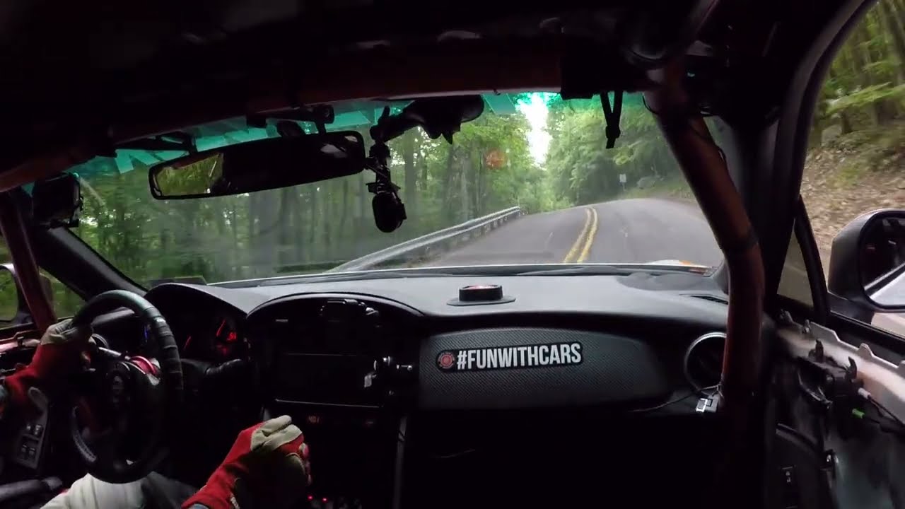 Jumping the FR-S at Weatherly PA hillclimb