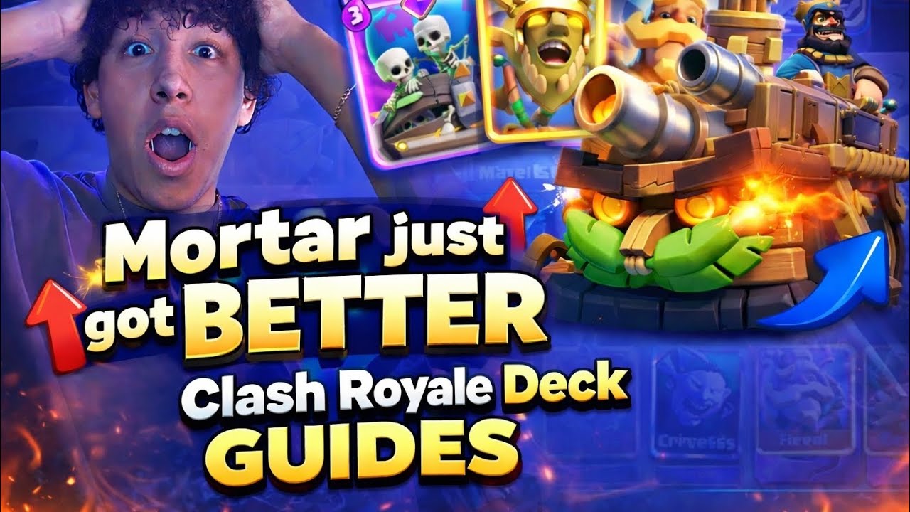 Mortar bait Deck Guide (W hero goblins) I #clashroyale #clashroyaleshorts #gameplay 