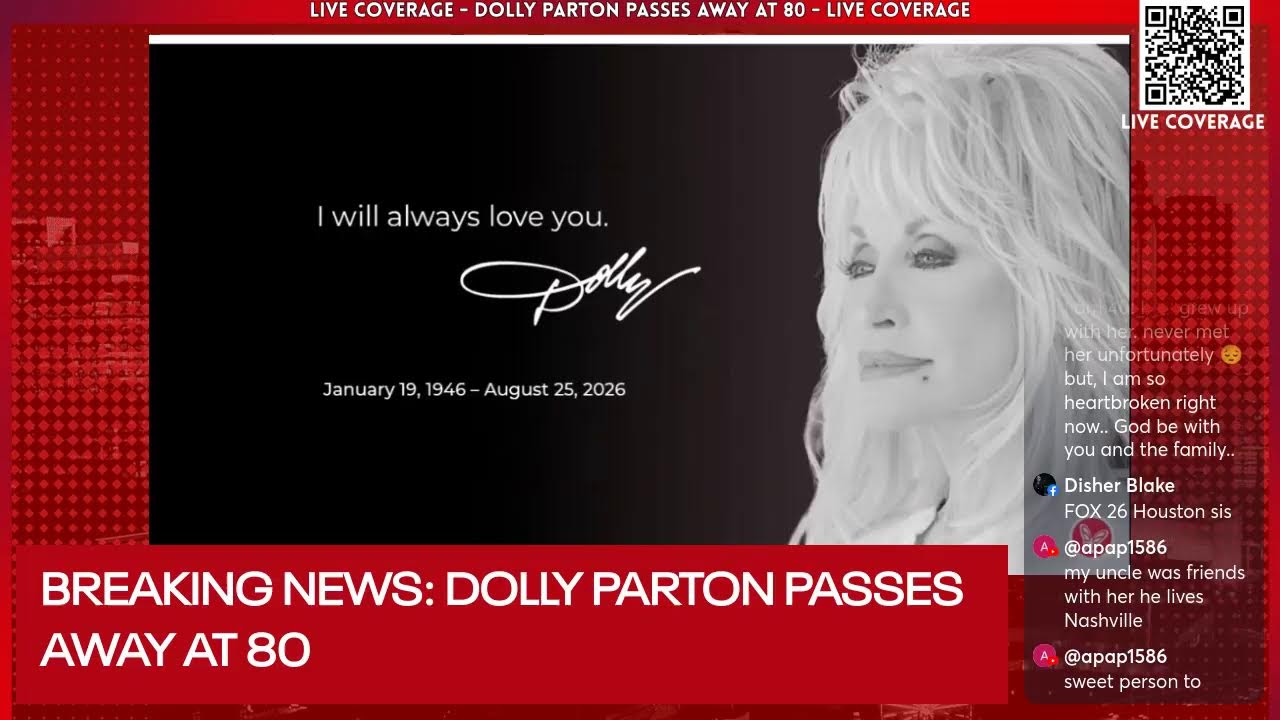 BREAKING NEWS: Dolly Parton Passes Away