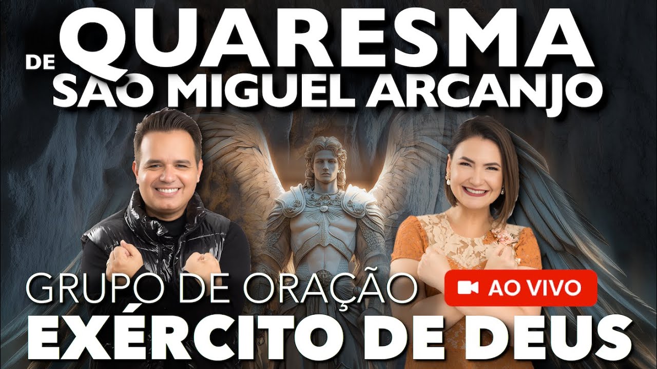 AO VIVO - 12h00 - QUARESMA DE SÃO MIGUEL ARCANJO 2024 - Exército de Deus - Terço de São Miguel