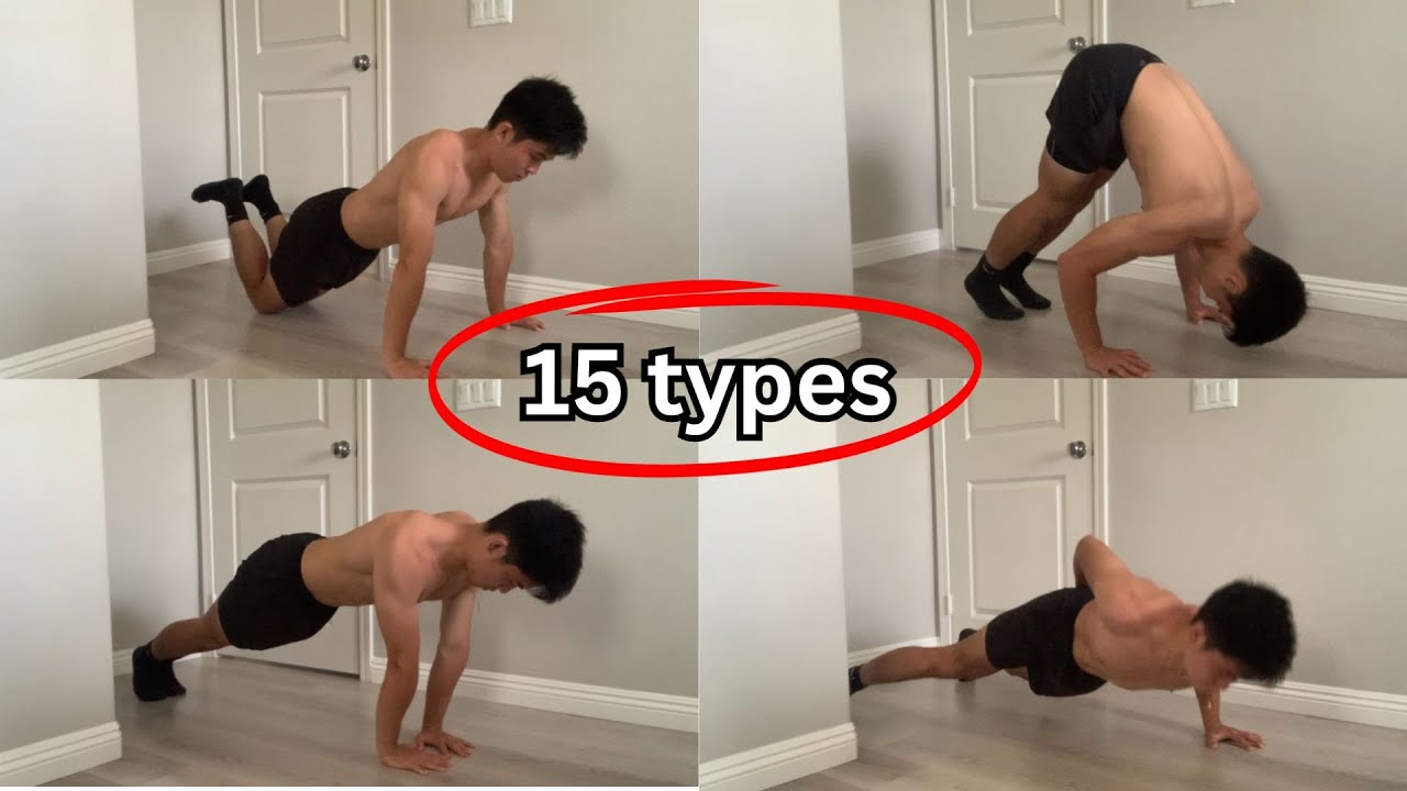 15 Types of Push Ups (Progressions and Variations)