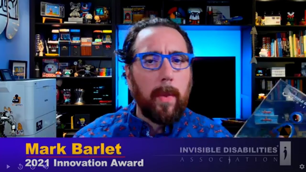 Mark Barlet | The AbleGamers Charity | Innovation Award |  Invisible Disabilities Association