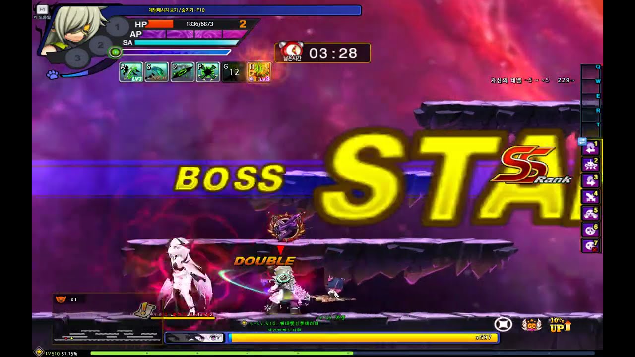 400k Zero - Void (Nightmare) 3F Solo Clear [No pot, No death] - Grand Chase Classic