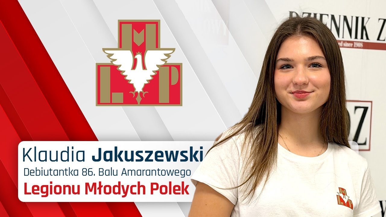 Klaudia Jakuszewski - Debiutantka 86. Balu Amarantowego Legionu Młodych Polek
