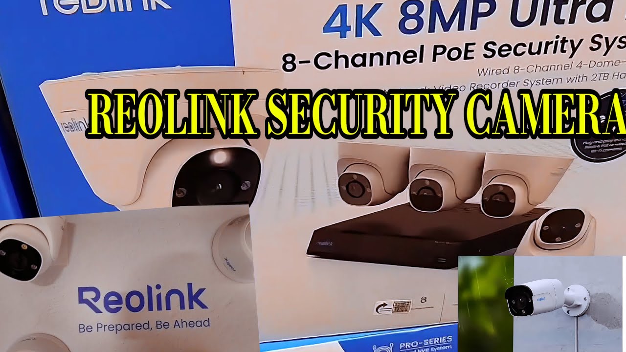 Reolink 8MP (4K) PoE AI Security Camera Kit | 8CH NVR + 4 Bullet Cameras + 2TB HDD