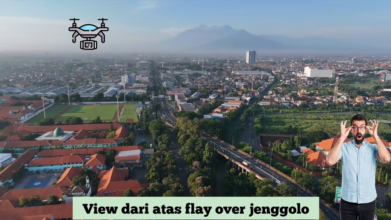 keindahan dari atas kota sidoarjo