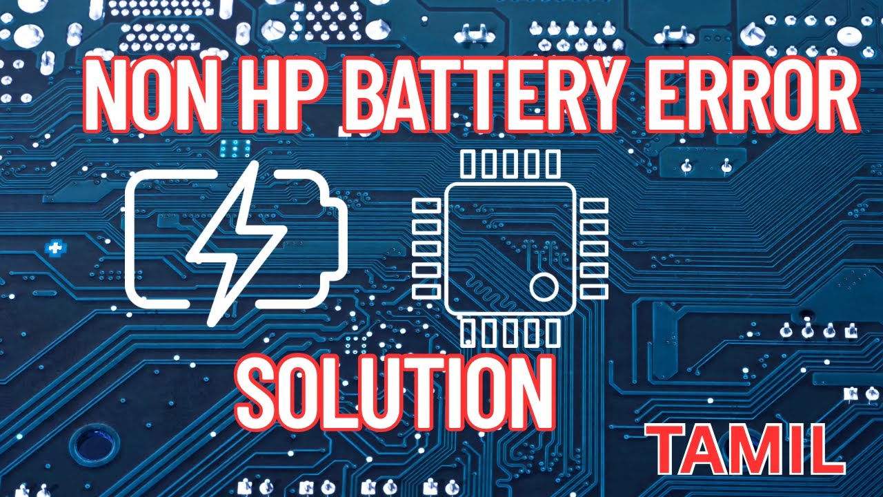 non hp battery detected error fix