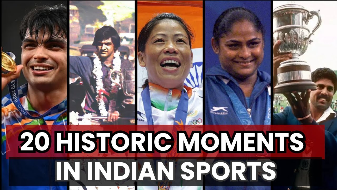 20 GREATEST MOMENTS in Indian Sports History
