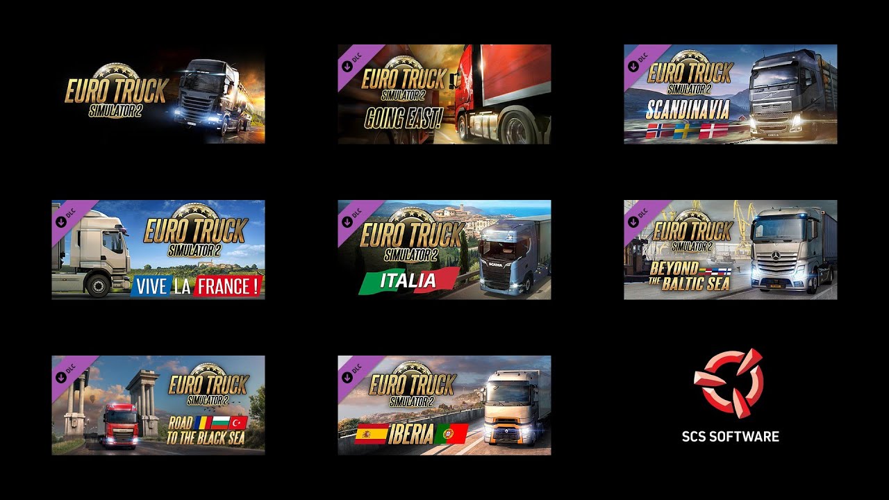 🚚 Euro Truck Simulator 2 - All DLC Map Trailers (2012-2021) 🚚