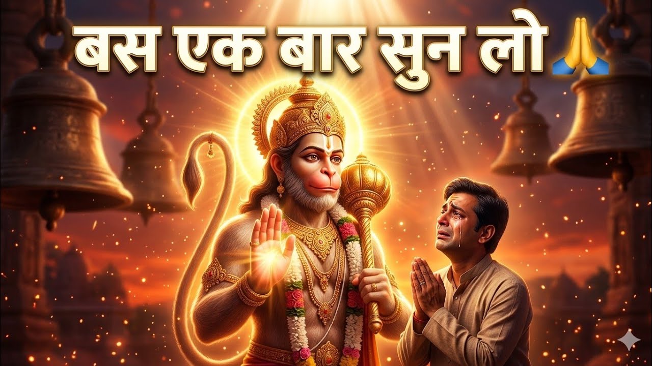 संकट में बस ये भजन सुन लो 😢🙏 | सबसे दिल छू लेने वाला हनुमान भजन | Sankat Me Mere Hanuman”