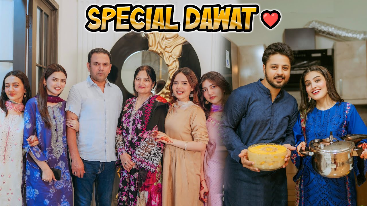 GHAR WALON KI SPECIAL DAWAT ♥️ | Pehli Bar Papa K Lea Mutton Karahi Banai 😍 | Eid Day2