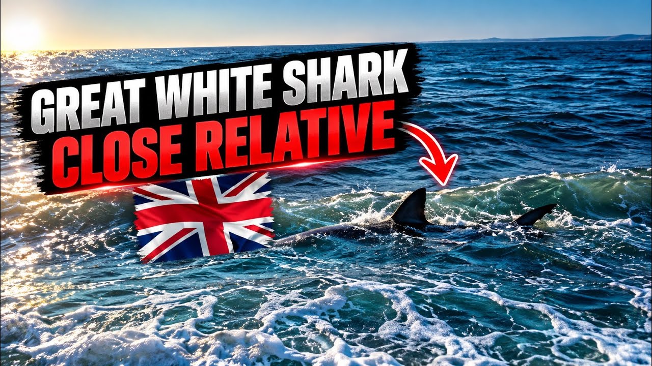 Close Relative to GREAT WHITE SHARK FILMED • WALES 🦈 🏴󠁧󠁢󠁷󠁬󠁳󠁿