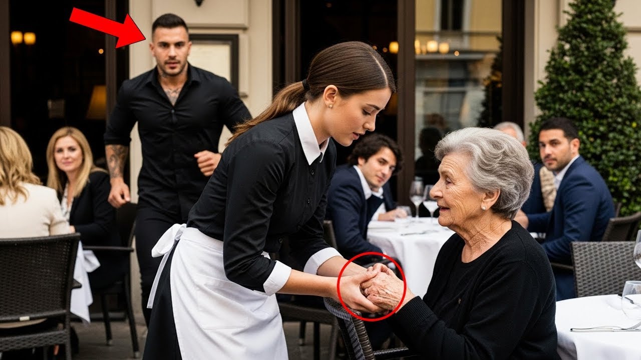 Alle Lachten Über Die Kellnerin, Bis Sie Erkannten,Dass Die Alte Frau Die Mutter Des Mafiabosses War