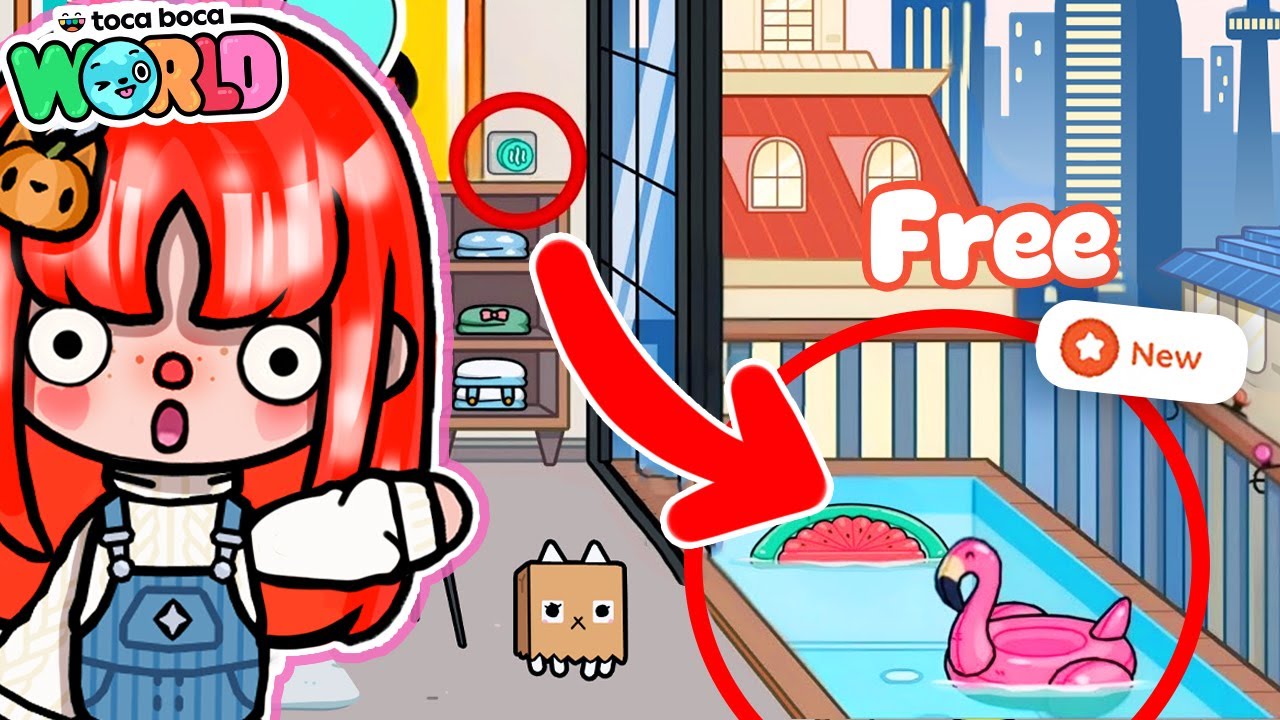100 GRATIS LIFE HACKS & SECRETS in TOCA BOCA! Alle Geheimnisse, die KOSTENLOS sind!