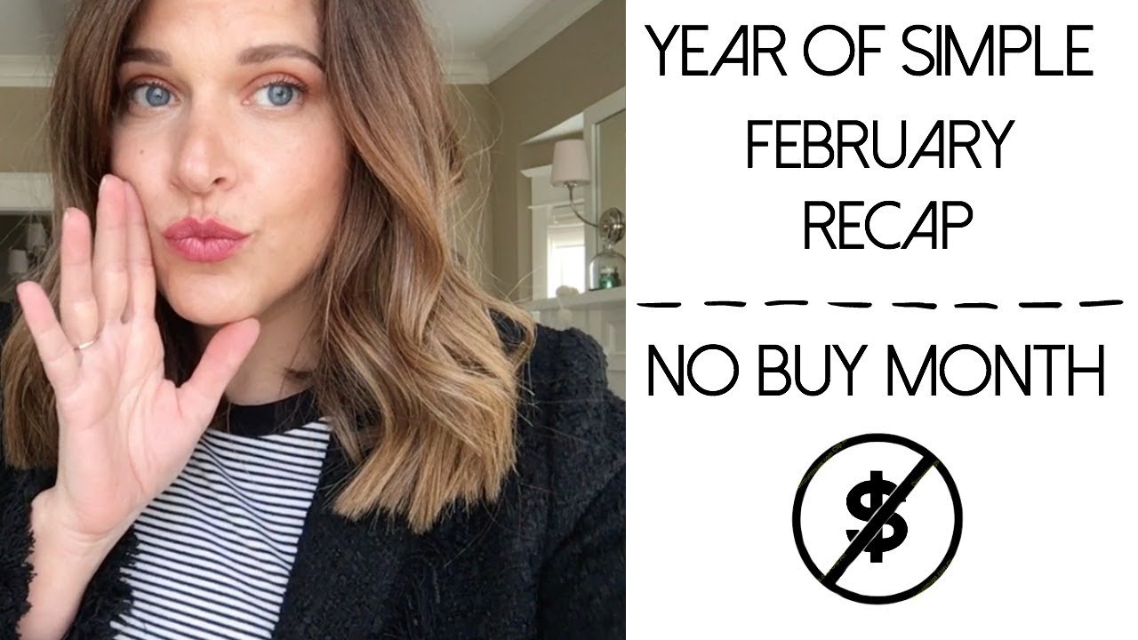 My NO BUY Month Challenge: Year of Simple