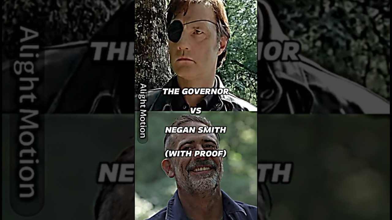 The Governor vs. Negan Smith remake (with proof)