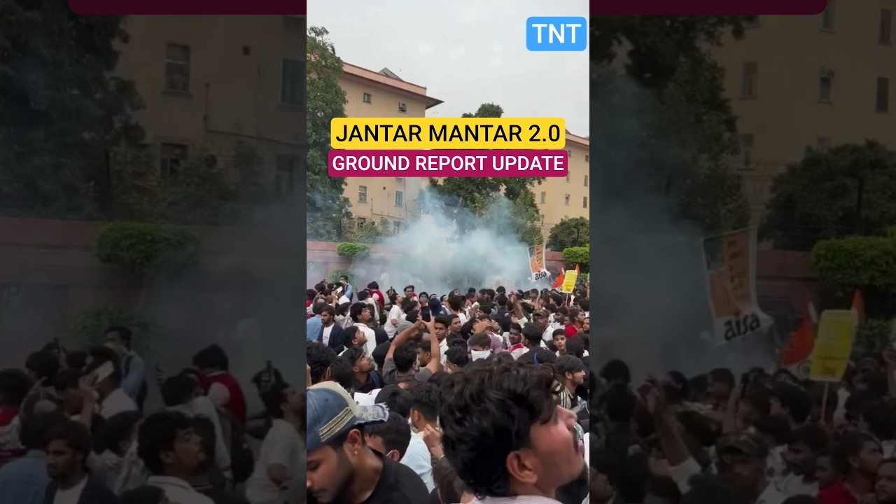 Protest 2.0 On Jantar Mantar Report Update #cjp #news #live #students #neet #amitshah