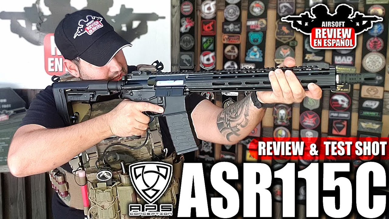 M4 APS ASR115C AEG con sistema BlowBack  | Airsoft Review en Español