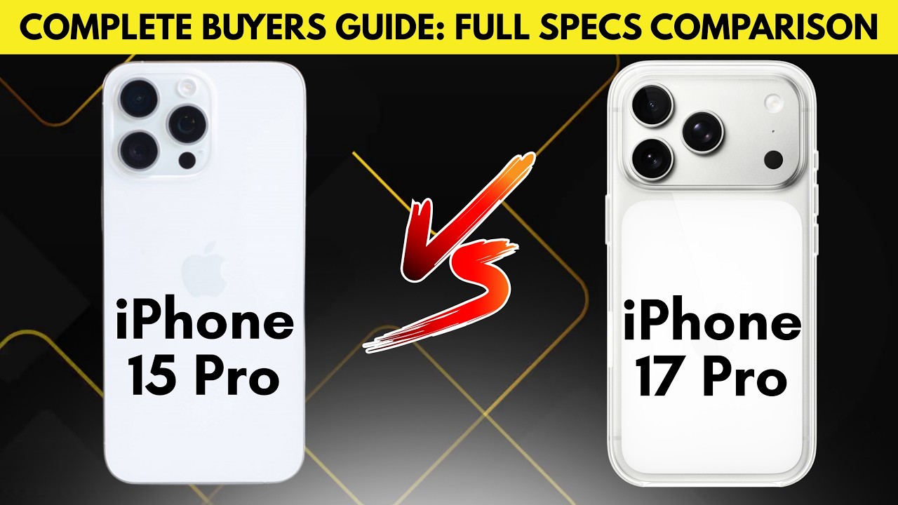 iPhone 17 Pro против iPhone 15 Pro — полное сравнение