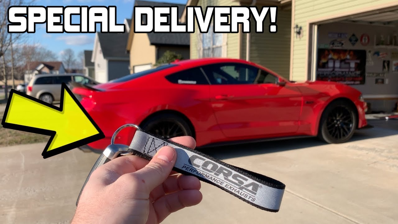 SPECIAL DELIVERY from CORSA PERFORMANCE for my Mustang GT