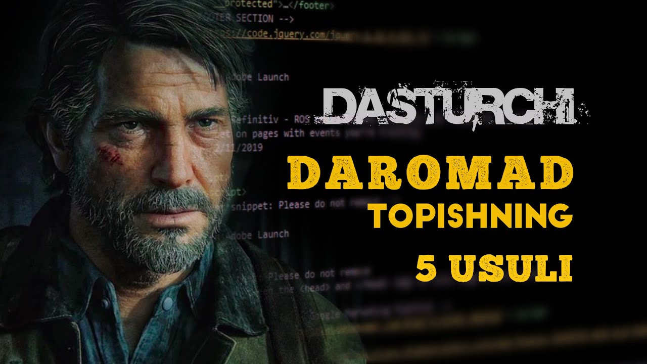 DASTURCHI PUL TOPISHNING 5 YO‘LI