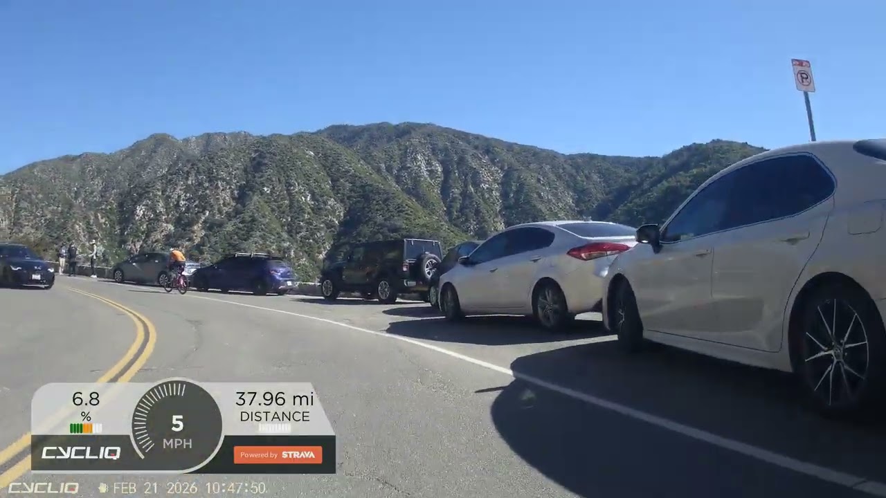 02.21.2026 (Part 5) Chantry Flat climb - Santa Anita Canyon Ave