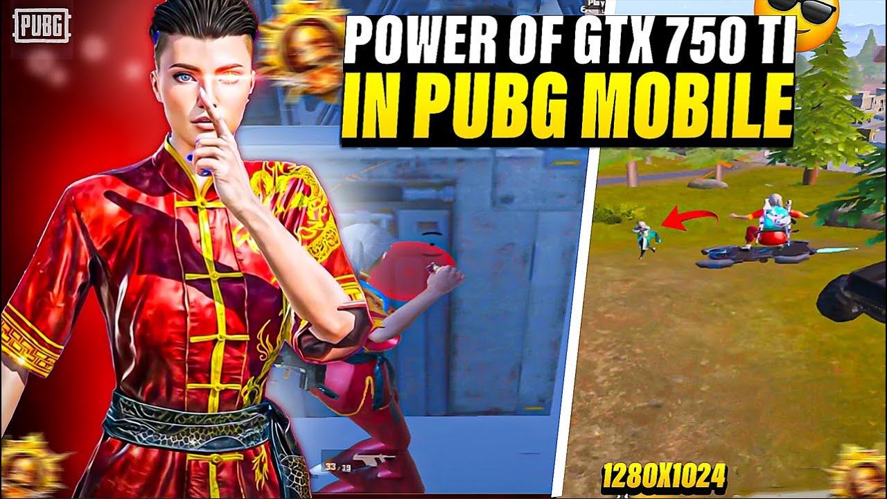 Power Of GTX 750 TI 60 Fps Gameplay in PUBGM | CRAZED GAMING