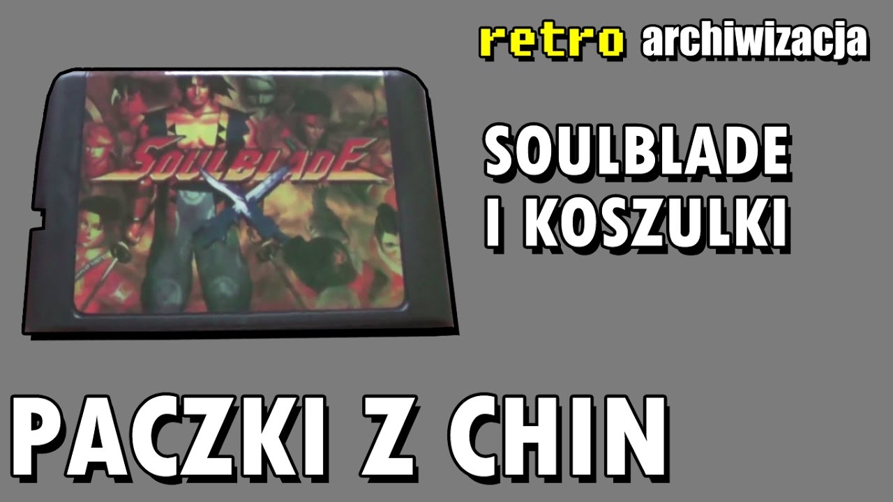 Paczki z Chin - SoulBlade na Segę Mega Drive i koszulki | Retro archiwizacja - odcinek 20