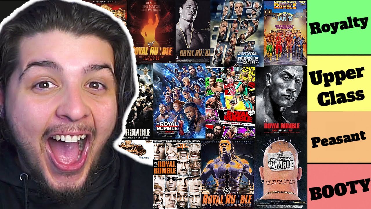 Рейтинг всех постеров ROYAL RUMBLE | Список уровней WWE